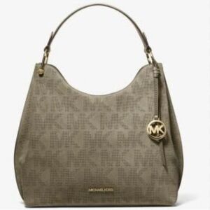 Michael Kors Joan Slouchy Sage Shoulder Bag